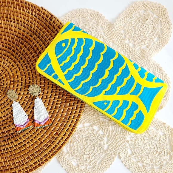 SHIRALEAH PURSE CLUTCH embroidery - Picture 1 of 13